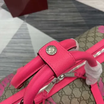 Gucci 834962 Medium Duffle Bag With Print Bright pink