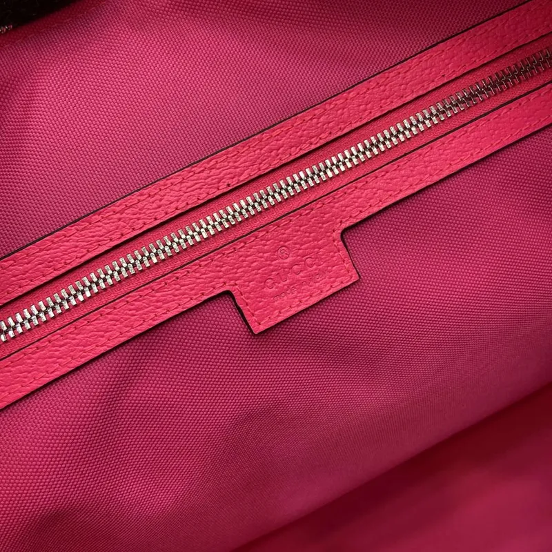 Gucci 834962 Medium Duffle Bag With Print Bright pink