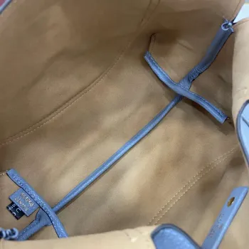 Gucci 837467 Gucci Softbit Medium Top Handle Bag Gray blue