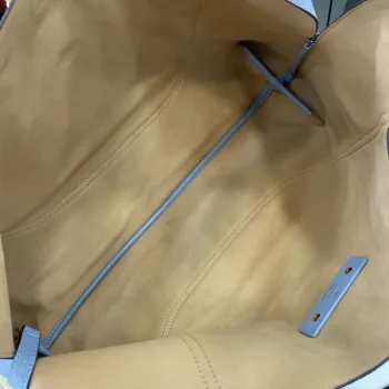 Gucci 837466 Gucci Softbit Maxi Shoulder Bag Gray blue