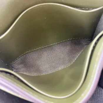 Gucci 818795 Gucci Blondie card case Suede leather Green