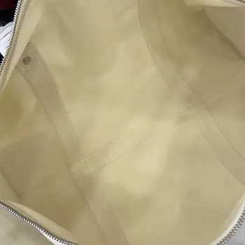 Gucci 816866 Large Printed Canvas Duffle Bag Off white