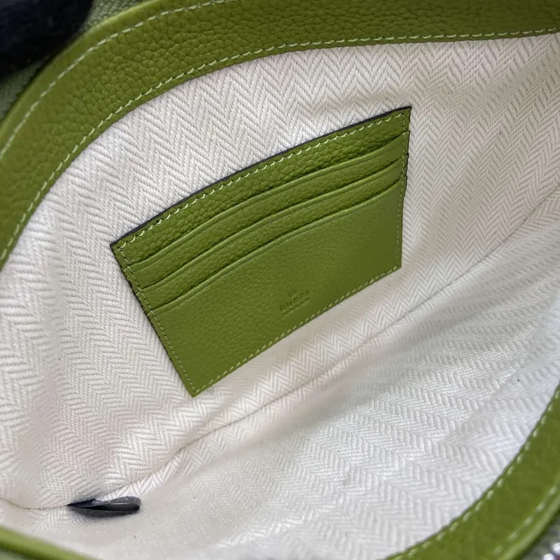 Gucci 824529 Gucci B Small Bag Olive green