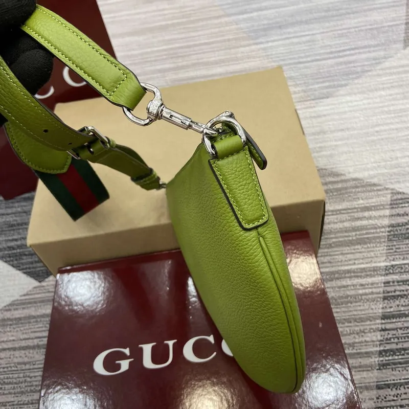 Gucci 824529 Gucci B Small Bag Olive green