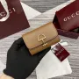 Gucci 828148 Gucci Softbit Card Case Brown