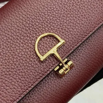 Gucci 828147 Gucci Softbit Continental Wallet Ancora red