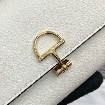 Gucci 828147 Gucci Softbit Continental Wallet White