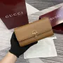 Gucci 828147 Gucci Softbit Continental Wallet Brown
