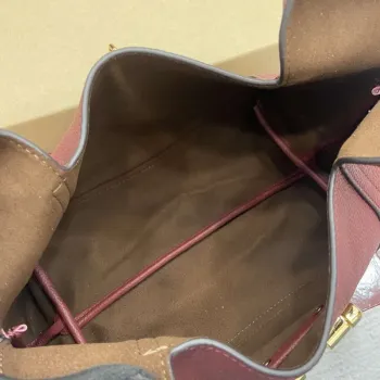 Gucci 837467 Gucci Softbit Medium Top Handle Bag Ancora red