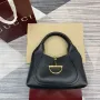 Gucci 837467 Gucci Softbit Medium Top Handle Bag Black