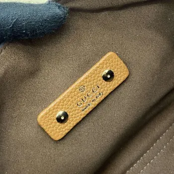 Gucci 837467 Gucci Softbit Medium Top Handle Bag Brown