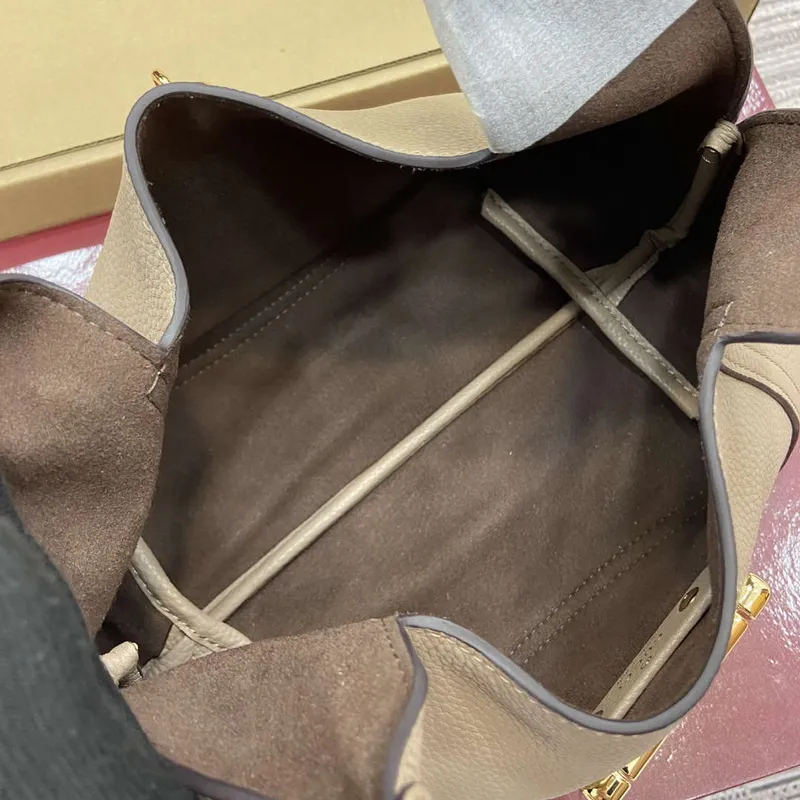 Gucci 837467 Gucci Softbit Medium Top Handle Bag Taupe grainy