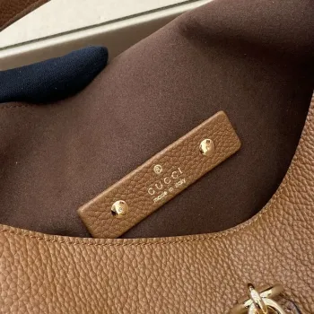 Gucci 837466 Gucci Softbit Maxi Shoulder Bag Brown