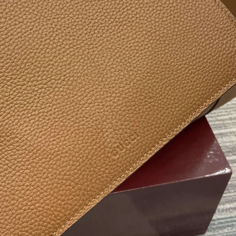 Gucci 837466 Gucci Softbit Maxi Shoulder Bag Brown