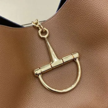 Gucci 837466 Gucci Softbit Maxi Shoulder Bag Brown