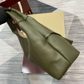 Gucci 837466 Gucci Softbit Maxi Shoulder Bag Dark green