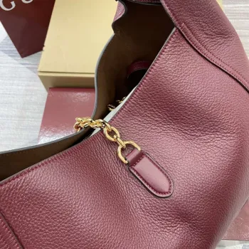 Gucci 837466 Gucci Softbit Maxi Shoulder Bag Ancora Red