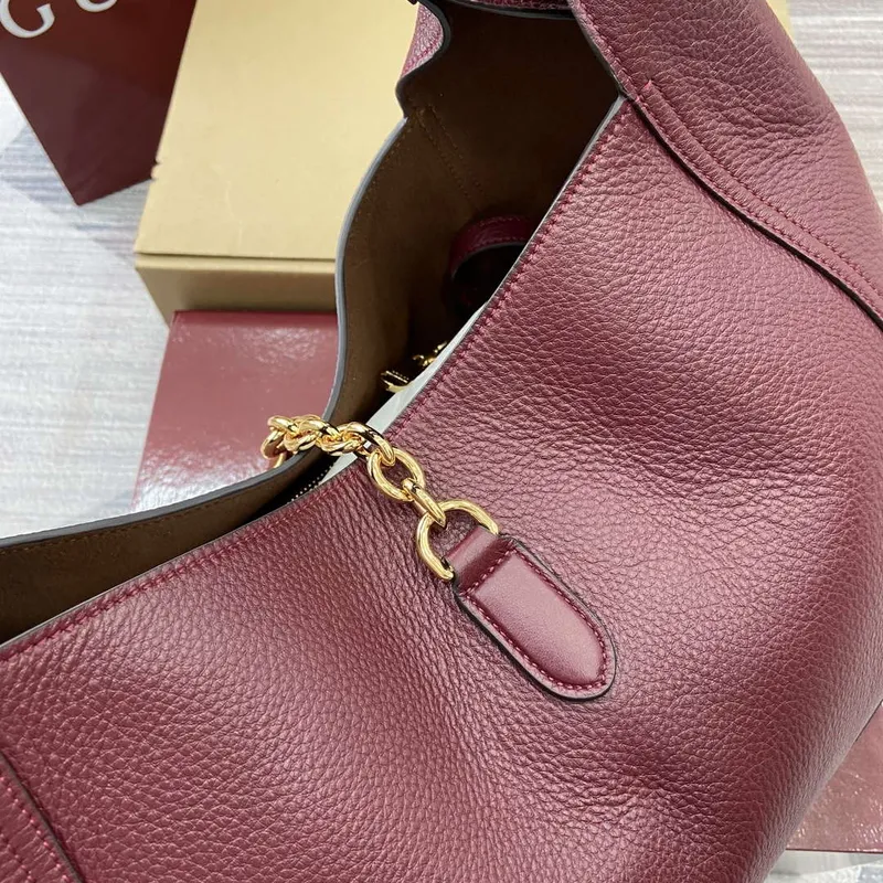 Gucci 837466 Gucci Softbit Maxi Shoulder Bag Ancora Red