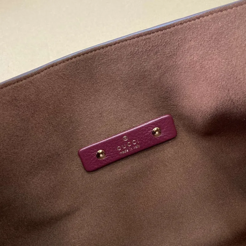 Gucci 837466 Gucci Softbit Maxi Shoulder Bag Ancora Red