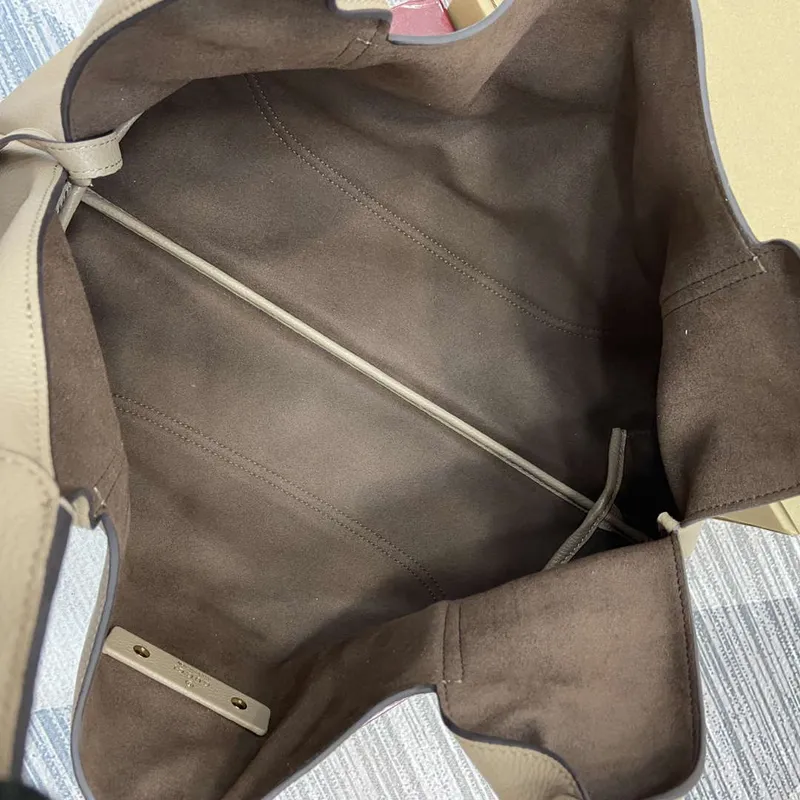 Gucci 837466 Gucci Softbit Maxi Shoulder Bag Taupe grainy