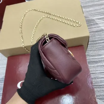 Gucci 841290 GG Marmont Mini Shoulder Bag Ancora red