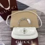 Gucci 827750 Gucci Bamboo Diva Medium Bag White