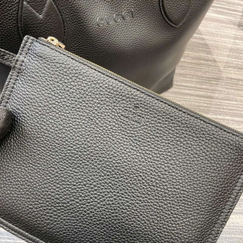 Gucci 839112 Gucci Totissima Large Reversible Tote Bag Black