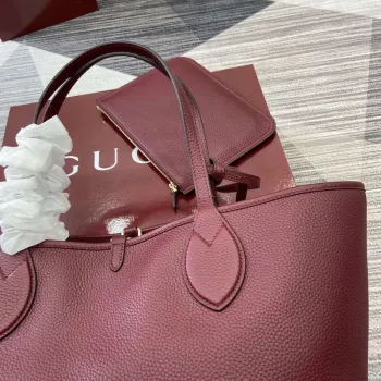Gucci 839112 Gucci Totissima Large Reversible Tote Bag Red