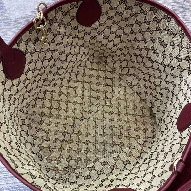 Gucci 839112 Gucci Totissima Large Reversible Tote Bag Red