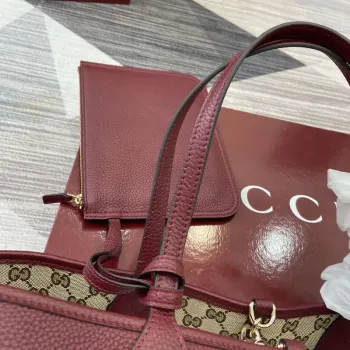 Gucci 839112 Gucci Totissima Large Reversible Tote Bag Red