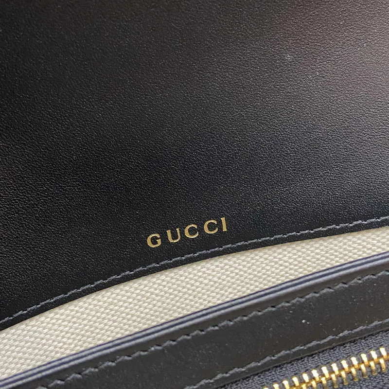 Gucci 815178 Gucci Horsebit 1955 Soft Medium Shoulder Bag Black