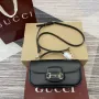 Gucci 815206 Gucci Horsebit 1955 Soft Small Top Handle Bag Black