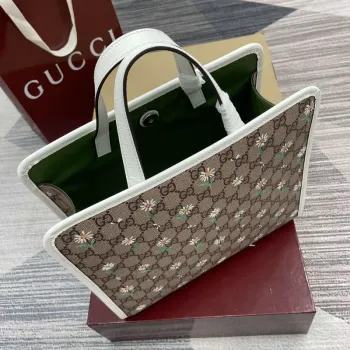 Gucci 605614 Children’s Printed GG Tote Bag Beige