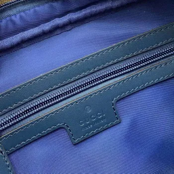 Gucci 817771 Small Embroidered Snake Crossbody Bag Apricot cloth