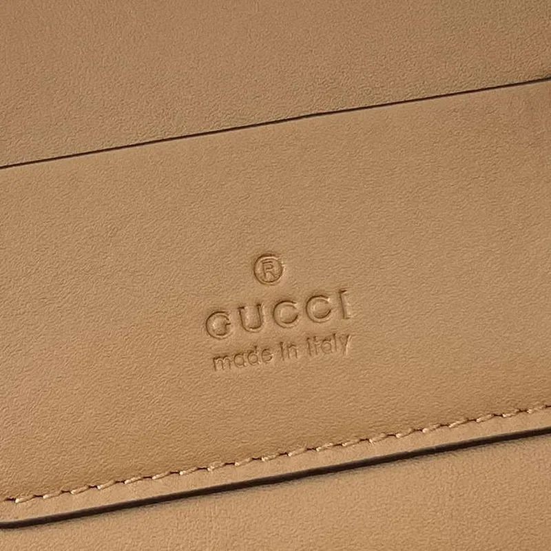 Gucci 826761 Gucci Go Small Shoulder Bag Brown PVC