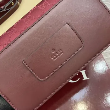 Gucci 826761 Gucci Go Small Shoulder Bag Red