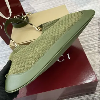 Gucci 834981 Gucci B medium Shoulder Bag Dark green