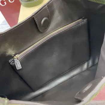 Gucci 834981 Gucci B medium Shoulder Bag Dark green