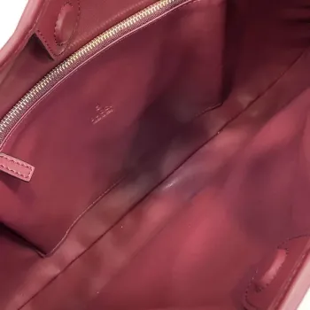 Gucci 834981 Gucci B medium Shoulder Bag Red Leather