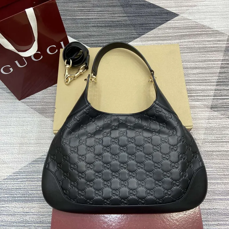Gucci 834981 Gucci B medium Shoulder Bag Black