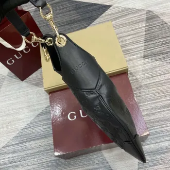 Gucci 834981 Gucci B medium Shoulder Bag Black