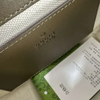 Gucci 815700 Gucci Blondie mini shoulder bag Suede leather Green