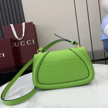 Gucci 815700 Gucci Blondie mini shoulder bag Green Leather
