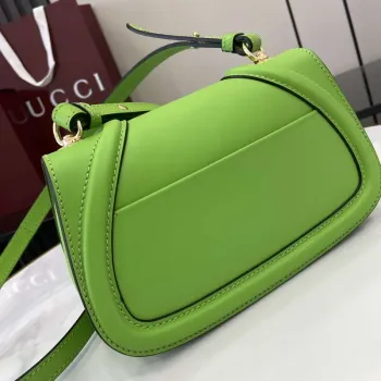 Gucci 815700 Gucci Blondie mini shoulder bag Green Leather