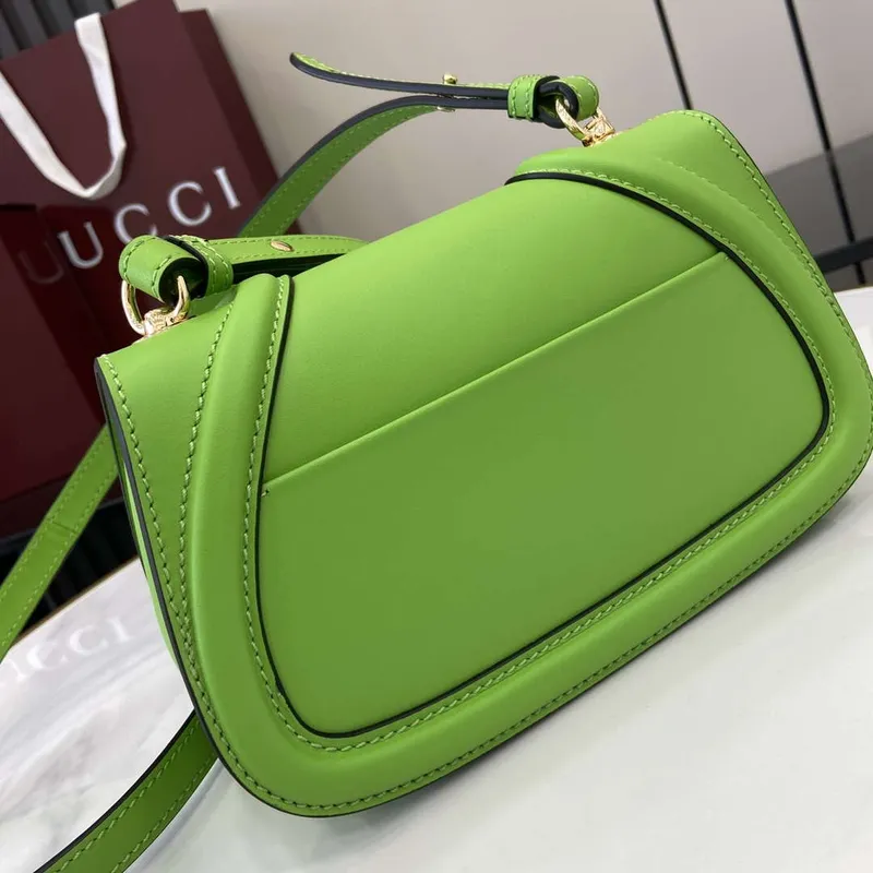 Gucci 815700 Gucci Blondie mini shoulder bag Green Leather