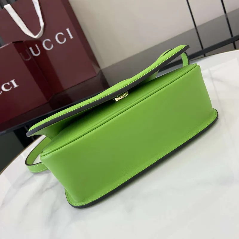 Gucci 815700 Gucci Blondie mini shoulder bag Green Leather