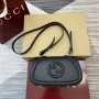 Gucci 815700 Gucci Blondie mini shoulder bag Black Leather