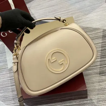 Gucci 815719 Gucci Blondie Medium top handle bag Leather Light Pink