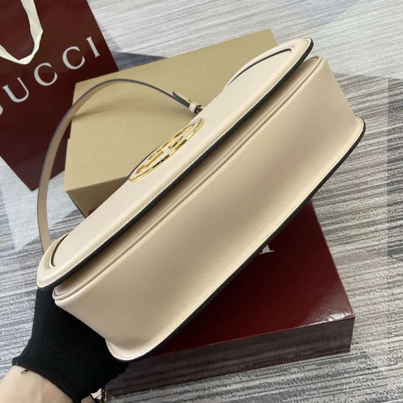 Gucci 815719 Gucci Blondie Medium top handle bag Leather Light Pink