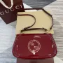 Gucci 815719 Gucci Blondie Medium top handle bag Patent Leather Red